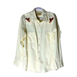 Embroidered Eagle Cowboy Shirt